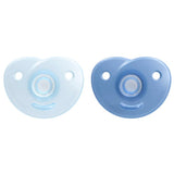 Philips AVENT Soothie - dudlík bez BPA pro děti ve věku 0-6 měsíců, modrá/světle modrá (model SCF099/21)