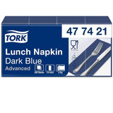 Tork Linstyle 509542 Černé koktejlové ubrousky, 1/4 skládání, 1 vrstva, 23,8 x 23,8 cm, 1 x 100 ubrousků