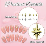 400 ks Stern Nail Charms Gold Silver, Charms Nägel Zubehör, Nagel Deko, Nail Art Zubehör, Nagel Charms, Nagel Steine, Nail Design, Charms Für Nägel