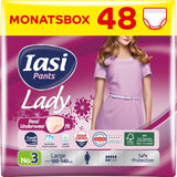 LADY Pants 48 Jednorázové kalhotky pro inkontinenci moči Absorpční Plus velikost S pro ženy 48 ks