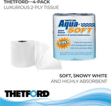 03300 Aqua-Soft toaletní papír, 2 vrstvy, 4 role