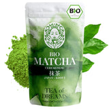 Organický prášek Matcha na čaj a Matcha Latte – prémiová obřadní kvalita z Japonska – originální zelený čaj Kissui – 30 g