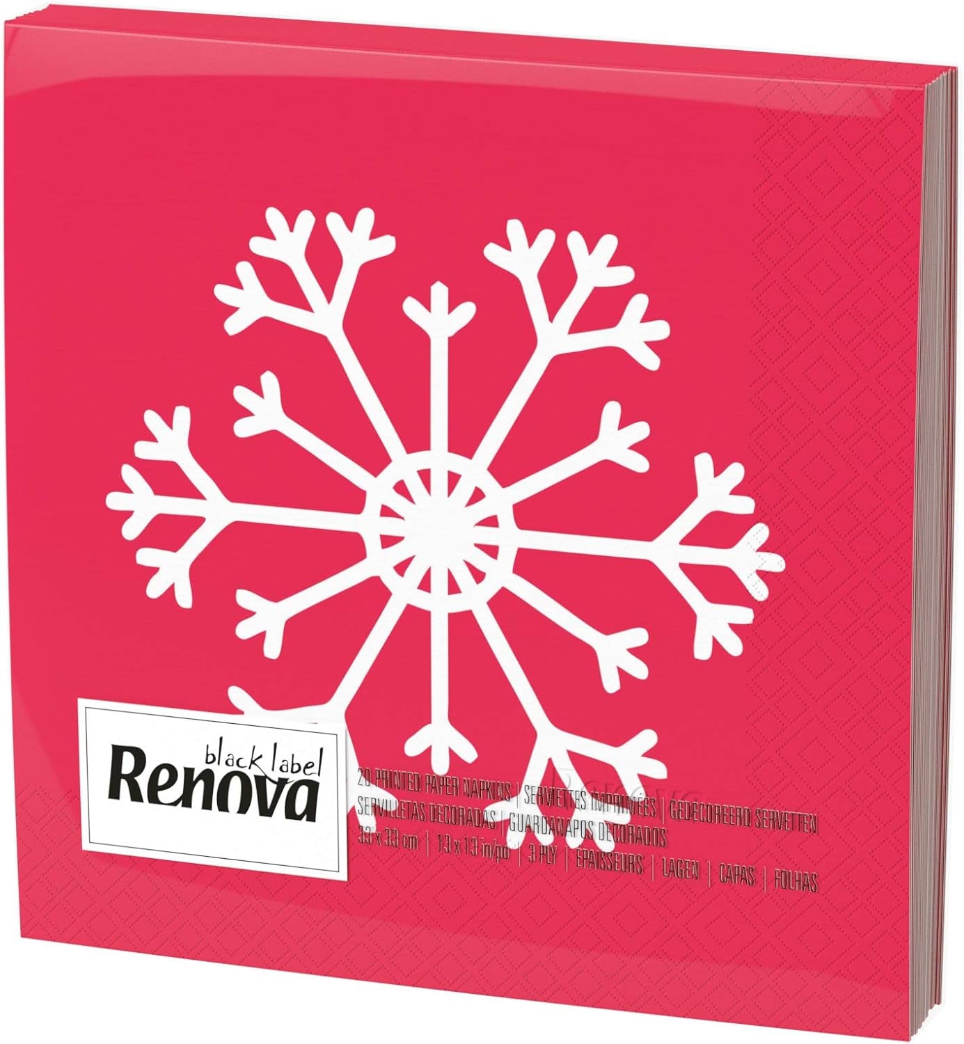 Papírové ubrousky Renova, vánoční, 20 kusů, 110 G