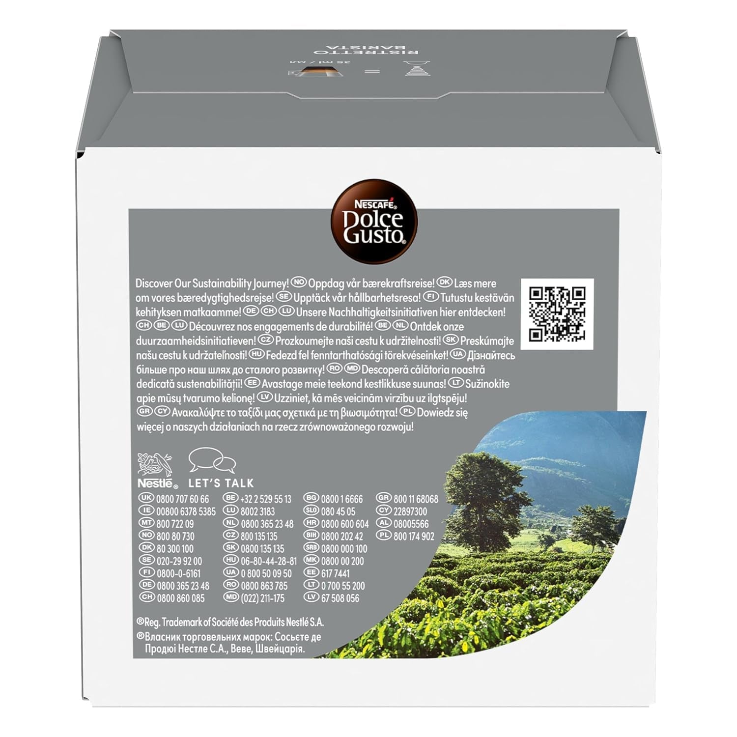NESCAFÉ DOLCE GUSTO Ristretto Barista Kaffeekapseln 3er Pack (3 x 16 kapslí)