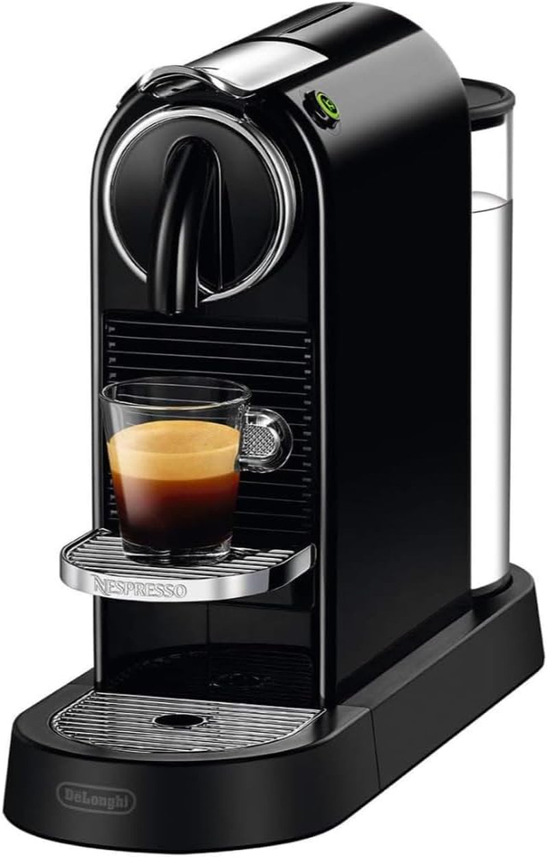 Nespresso EN167.W Citiz kávovar na kapsle, vysokotlaká pumpa a ideální regulace teploty, bez Aeroccino (napěňovač mléka), funkce úspory energie, 1260 W, krémově bílá, 37,4 x 11,9 x 25,5 cm