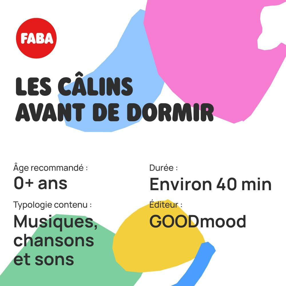 FFF30005 Figurka se zvukem, Les Câlins Avant de schlafen, M Jucarii Bebe Naty Shop