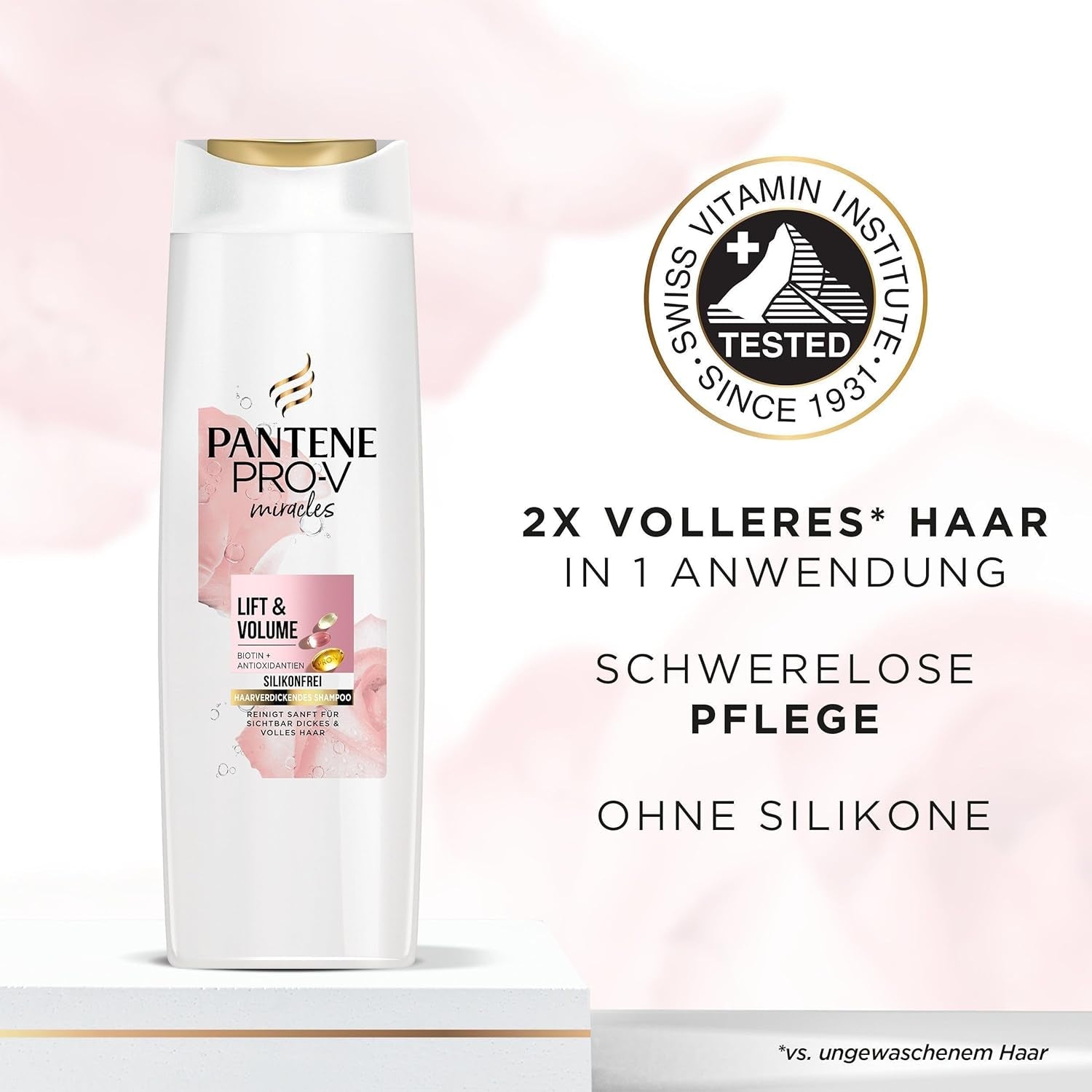 Pantene Pro-V Lift & Volume Thickening Shampoo s biotinem, bez silikonu Pantene sprchový kout a koupel