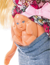 Simba 105734000 - Steffi Love Welcome Baby, Těhotná panenka, S miminkem v bříšku, Doplněk, Oblékací panenka, 29 cm, Pro děti od 3 let Panenky Naty Shop
