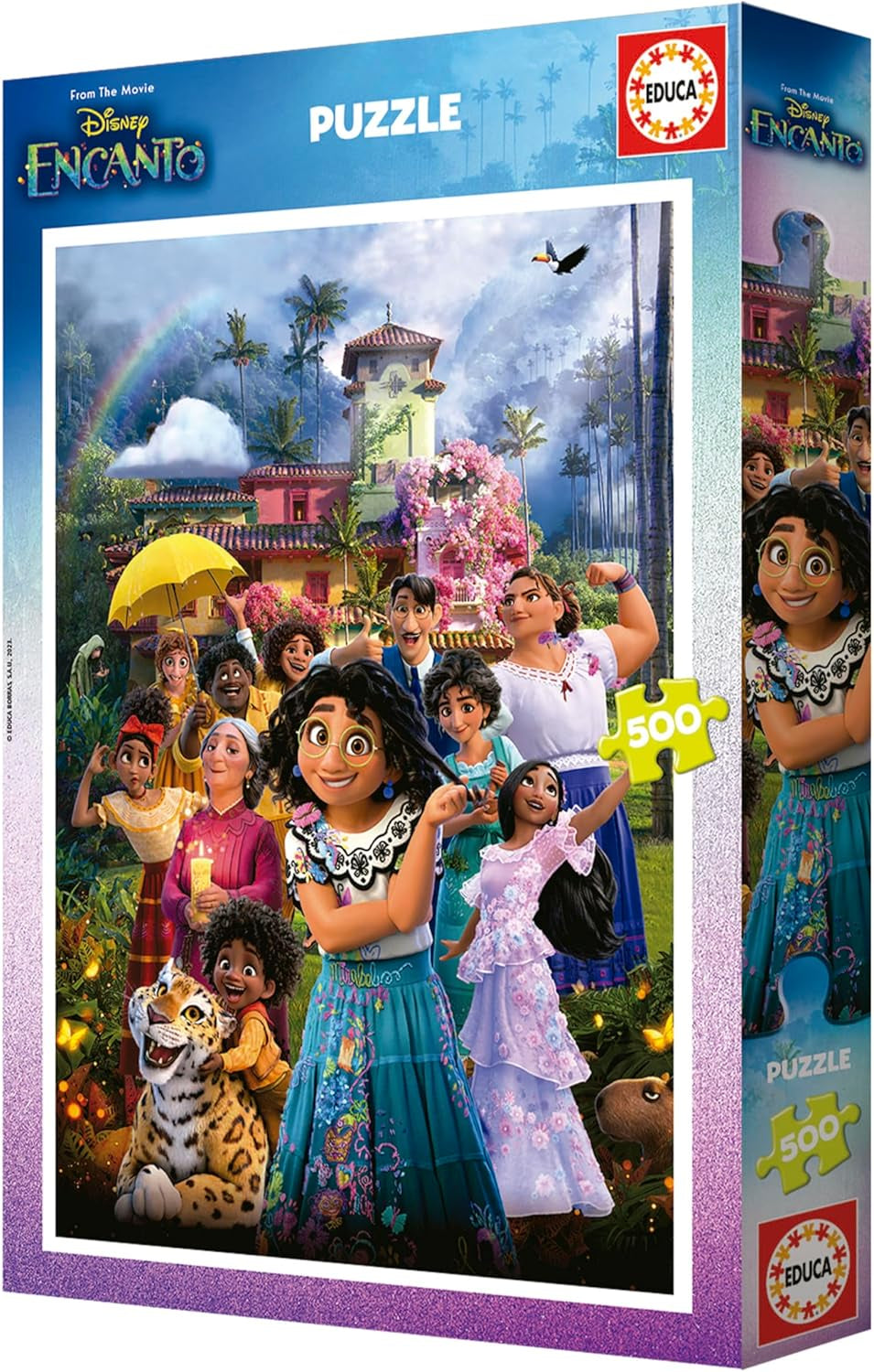 Educa - Puzzle 500 dílků pro dospělé | Disney Encanto, puzzle 500 dílků pro dospělé a děti od 11 let, puzzle pro děti (19572) Puzzle Naty Shop