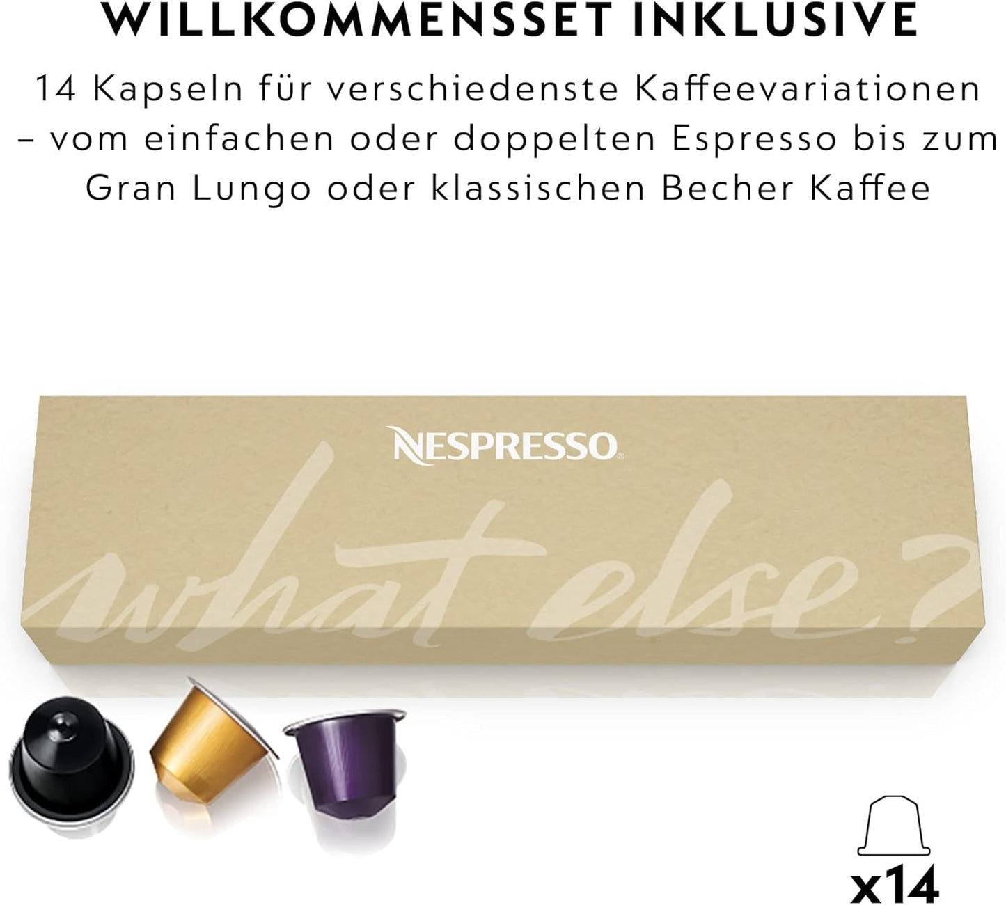 Nespresso EN167.W Citiz kávovar na kapsle, vysokotlaká pumpa a ideální regulace teploty, bez Aeroccino (napěňovač mléka), funkce úspory energie, 1260 W, krémově bílá, 37,4 x 11,9 x 25,5 cm