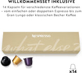 Nespresso EN167.W Citiz kávovar na kapsle, vysokotlaká pumpa a ideální regulace teploty, bez Aeroccino (napěňovač mléka), funkce úspory energie, 1260 W, krémově bílá, 37,4 x 11,9 x 25,5 cm