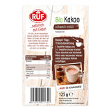 Kakaový prášek RUF v bio kvalitě, 125 gramů Cacao a Hot Chocolate Naty Shop