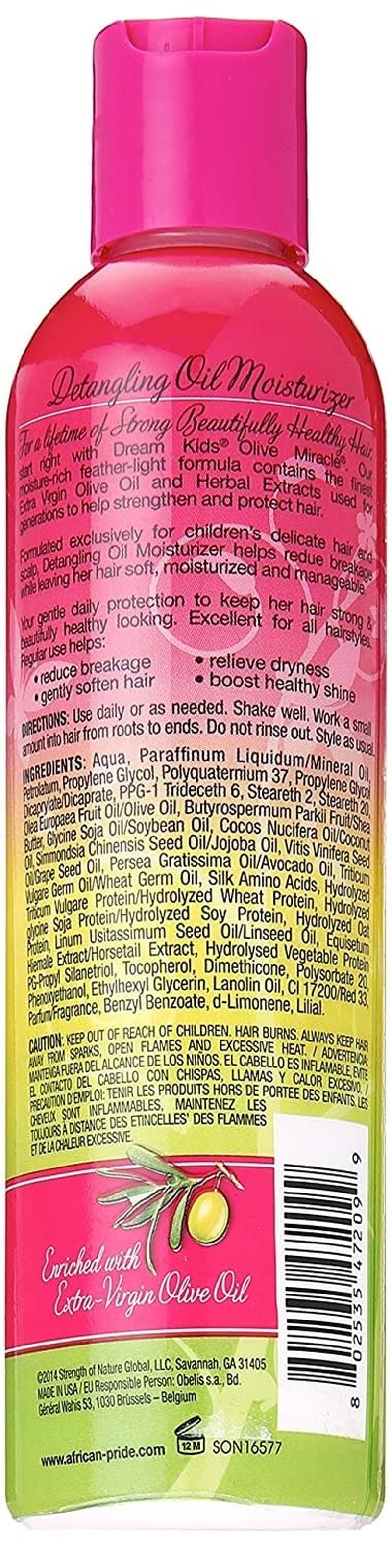 Dream Kids Olive Miracle Anti-Breakage Detangling Oil Moisturizer 236ml/8 fl.oz Detangling Products Naty Shop Výchozí název
