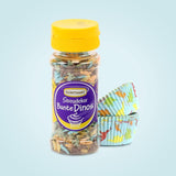 Günthart Dino set, 55 gramů + 50 papírových obalů na košíčky Sprinkles Naty Shop