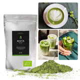 Moya Matcha Bio denní prášek ze zeleného čaje | 250 g denně jakosti (III) | Ideální ke konzumaci s latte, smoothies a limonádami...