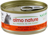 Almo Nature HFC Natural mokré krmivo pro kočky - Různé receptury s kuřecím masem - 6 x 70 g