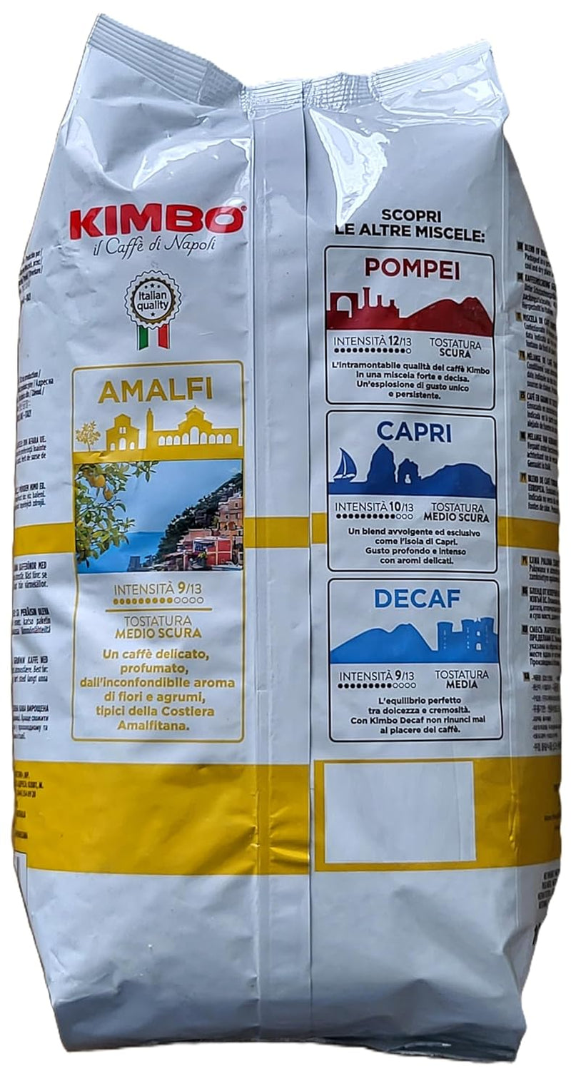 Celá zrnková káva Amalfi (100% Arabica), středně pražená, pytel 1 kg