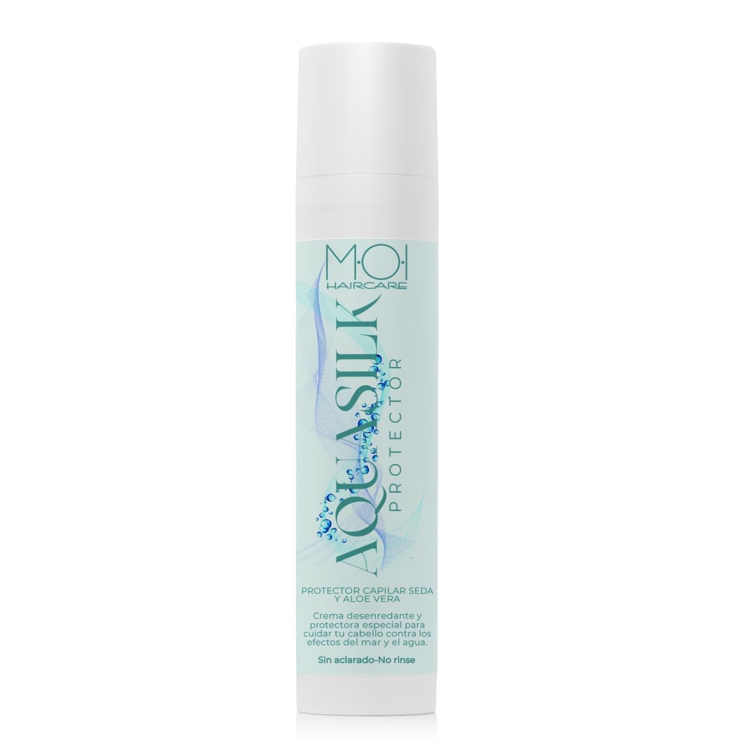 AQUA SILK vlasový krém na léto, chrání vlasy před mořem a chlórem, hedvábí a aloe vera, vlasová péče M-O-I | 100 ml Naty Shop Hair Mask Výchozí název