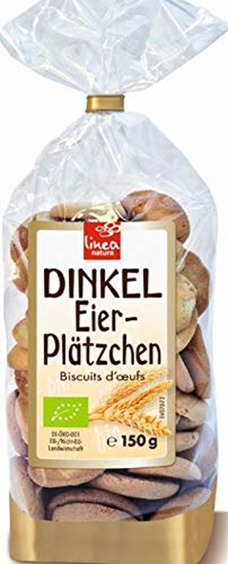 BIO špaldové vaječné sušenky, 38% BIO vaječné sušenky, 150g