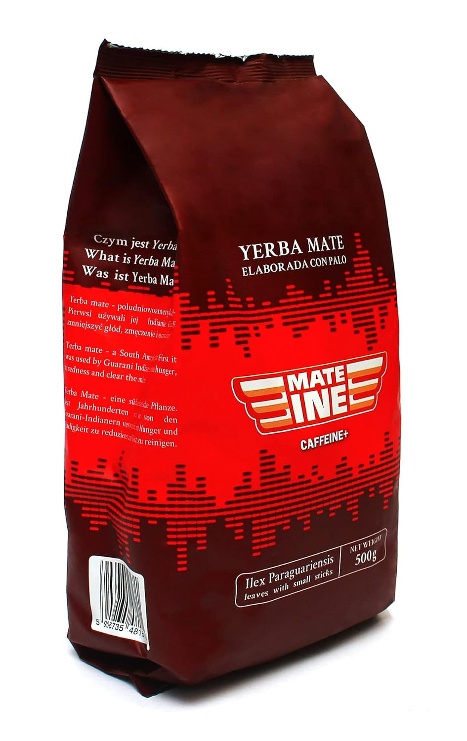 Mate Energy kofeinový čajový set | Yerba Mate Taragui Energy Tea 500 g | Čaj kofeinový maté | Alternativa ke kofeinovým a energetickým nápojům | Čaj Yerba Maté s celými listy 1 kg