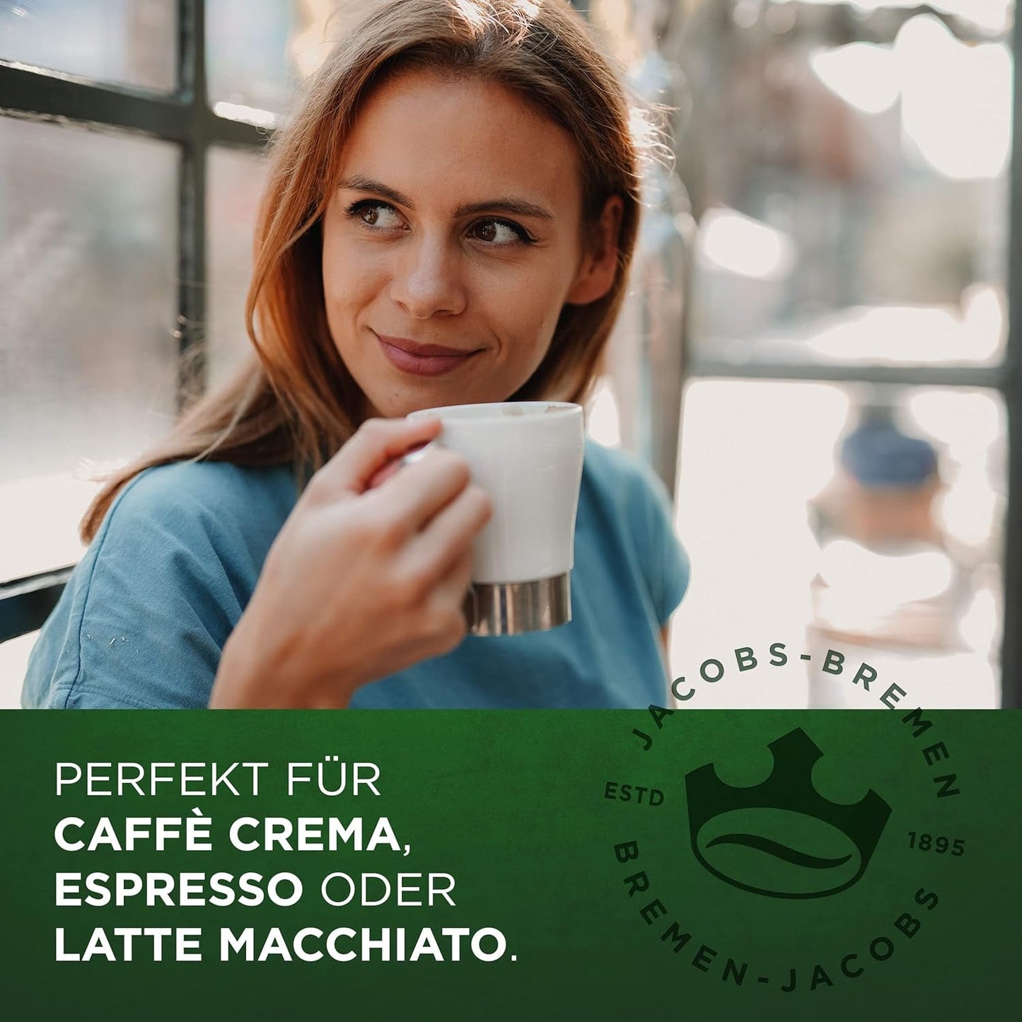 Zrnková káva Jacobs Professional Le Grand Café Crema, intenzita 2/5, celá zrnková káva, 1 kg