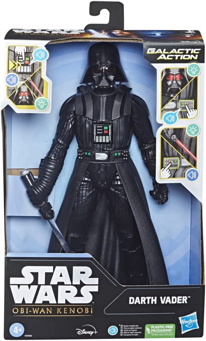 Galaktická akční figurka Star Wars Darth Vader, 30 cm velká interaktivní elektronická akční figurka, Dětská hračka Akční figurky 4+ Naty Shop Výchozí název