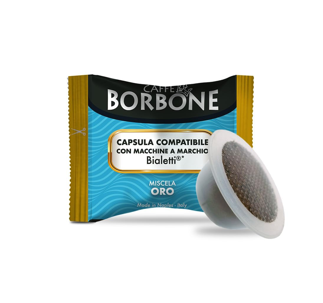 Caffè Borbone Gold-Kaffeemischung - 50 Kapseln - Kompatibilní s Kaffeemaschinen der Marke Bialetti®*