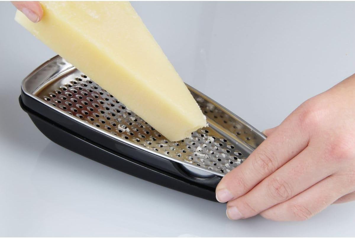 FACKELMANN Food&More 45463, Nerezové struhadlo na parmazán s boxem na čerstvost Peeler Naty Shop