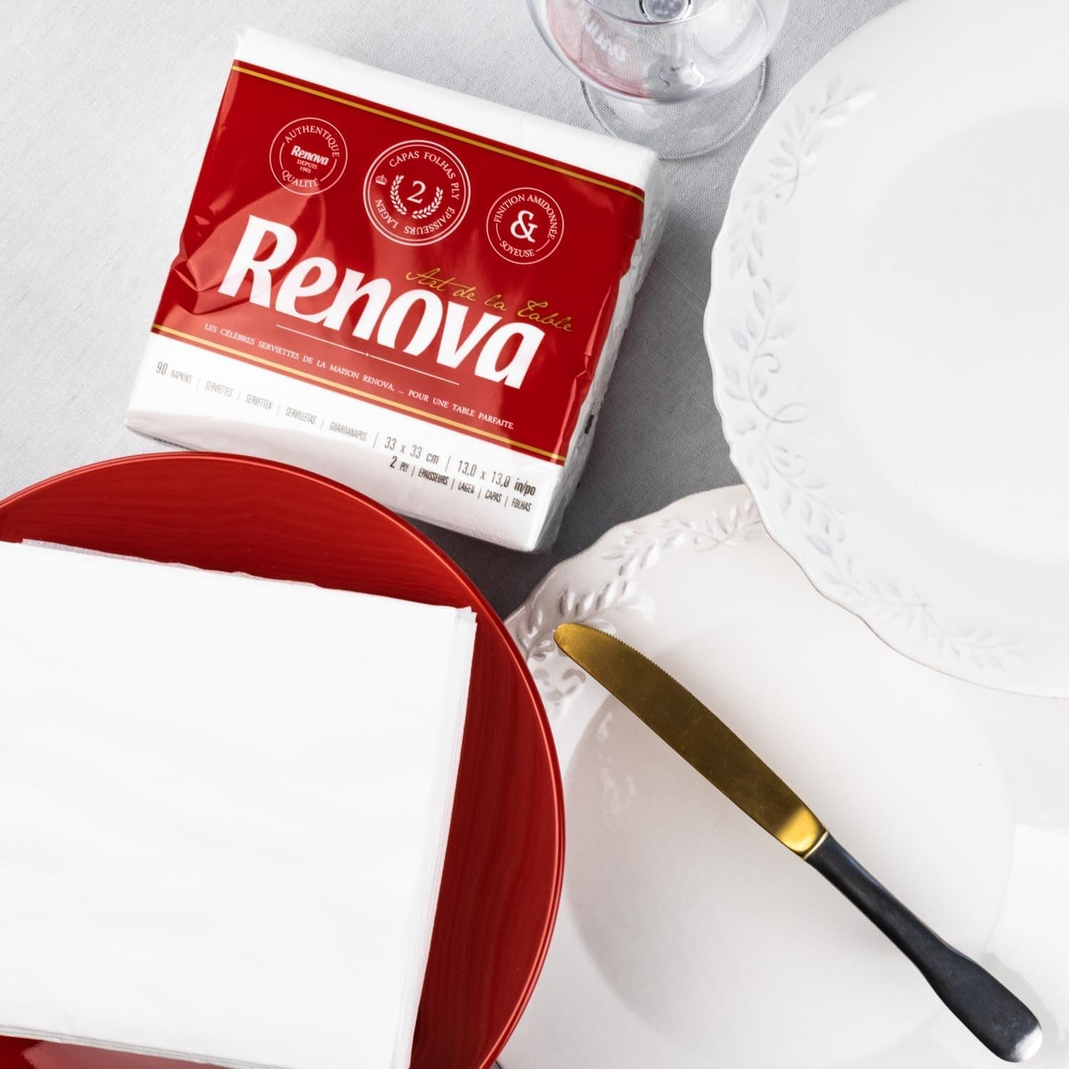 Ubrousky Renova - 3 balení po 540 kusech