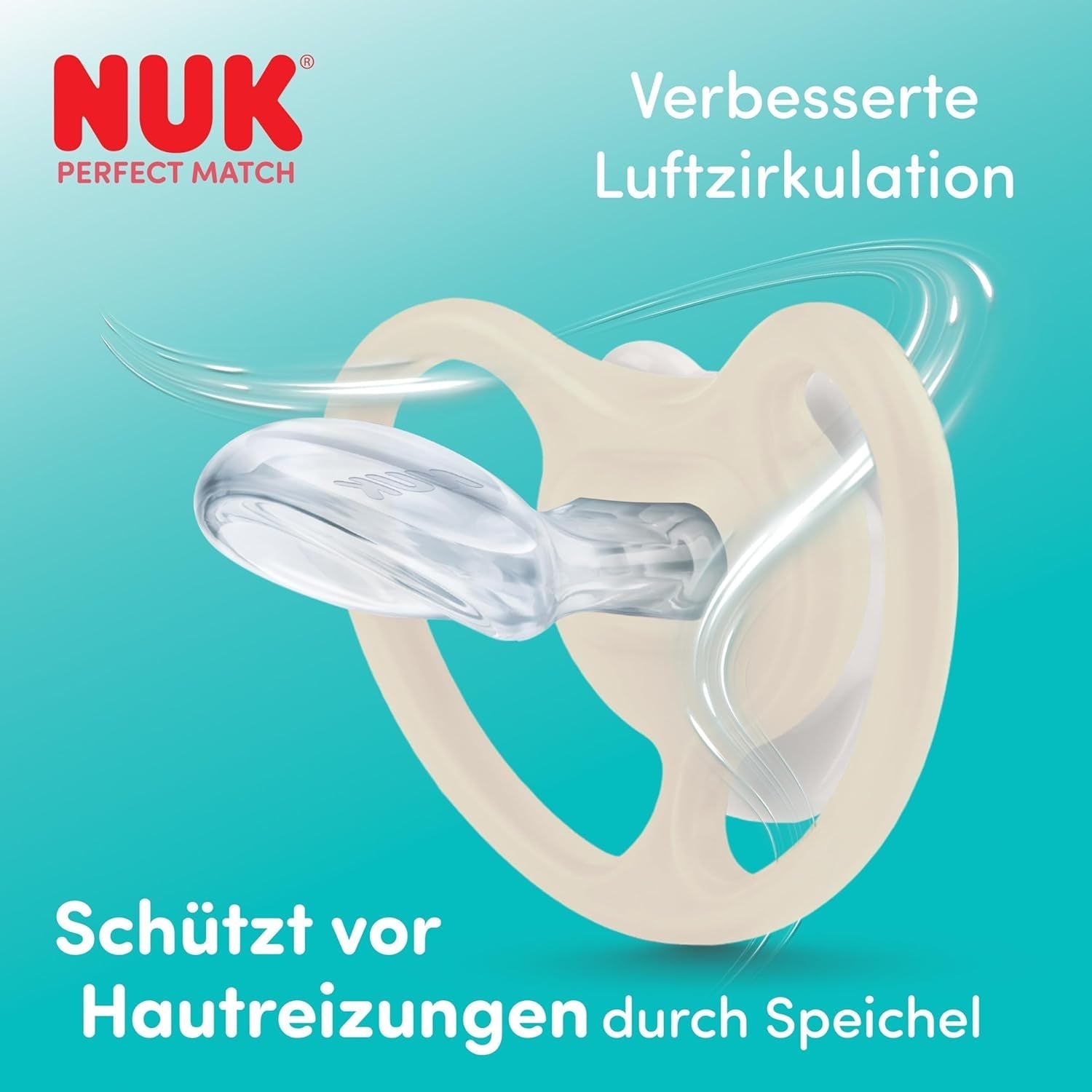 Dudlíky NUK Perfect Match pro miminka | 6-18 měsíců | Ortodontické dudlíky, které podporují cirkulaci vzduchu a zabraňují vyrážkám způsobeným slinami | 95% přijetí miminky** | Disney Mickey Mouse | Balení 2