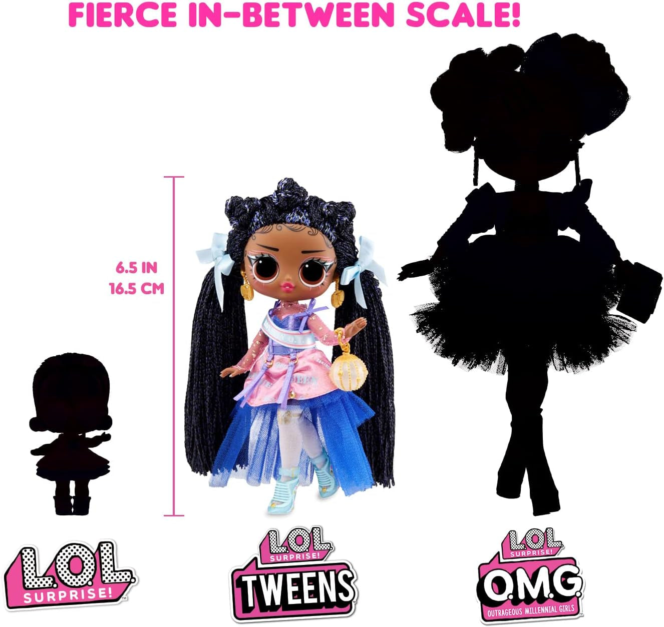 LOL Překvapení! Tweens Fashion Doll Series 3 - Panenka NIA Regal 15 cm s překvapeními: Extravagantní oblečení, doplňky a další. Skvělý sběratelský dárek pro chlapce a dívky 18+ 584087
