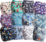 Littles a Bloomz FLP2-0406 Standard Clip opakovaně použitelná plena, 4 plenky