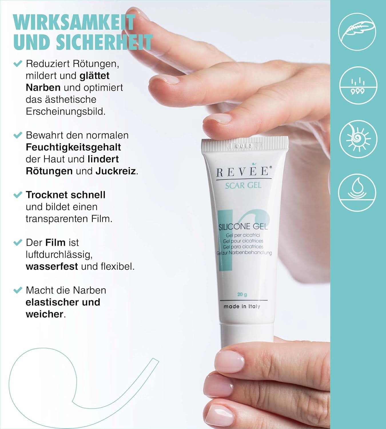 Revée Scar Gel, Topický gel na jizvy Naty Shop