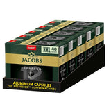Jacobs Kaffeekapseln Espresso Ristretto, Megapack XXL, Intensität 12/12, 5 x 40 Getränke, kompatibilní s Nespresso* Kaffee Kapseln, 200 Kapseln