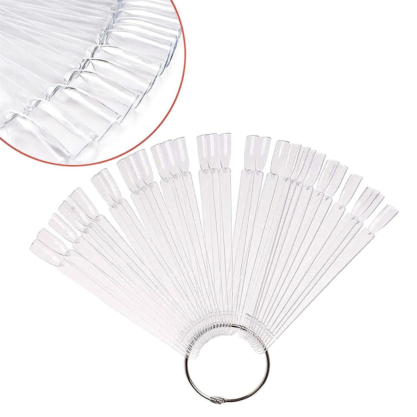 Displej na nehty, 40 tyčinek umělého laku na nehty, kapsle, praktický ventilátor, nail art
