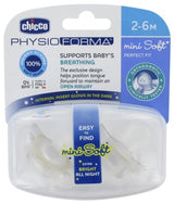 PHYSIOFORMA MINI MĚKKÁ SUSPENZE PRO ČIŠTĚNÍ, SVĚTLÁ, 2-6M, 100% SILIKON, 2 KS