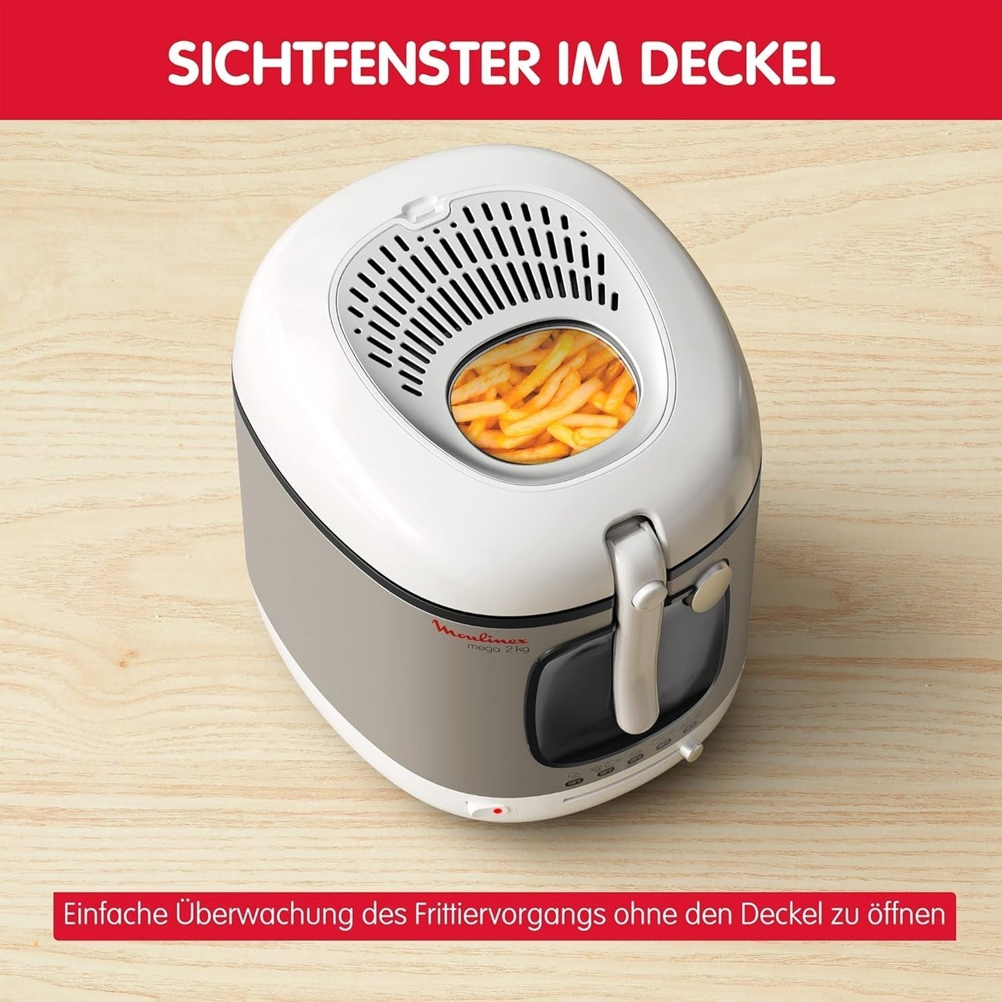Fritéza AM4800 Mega 2Kg, olejová fritéza, pachový filtr, 1800 W Domácí spotřebiče Naty Shop