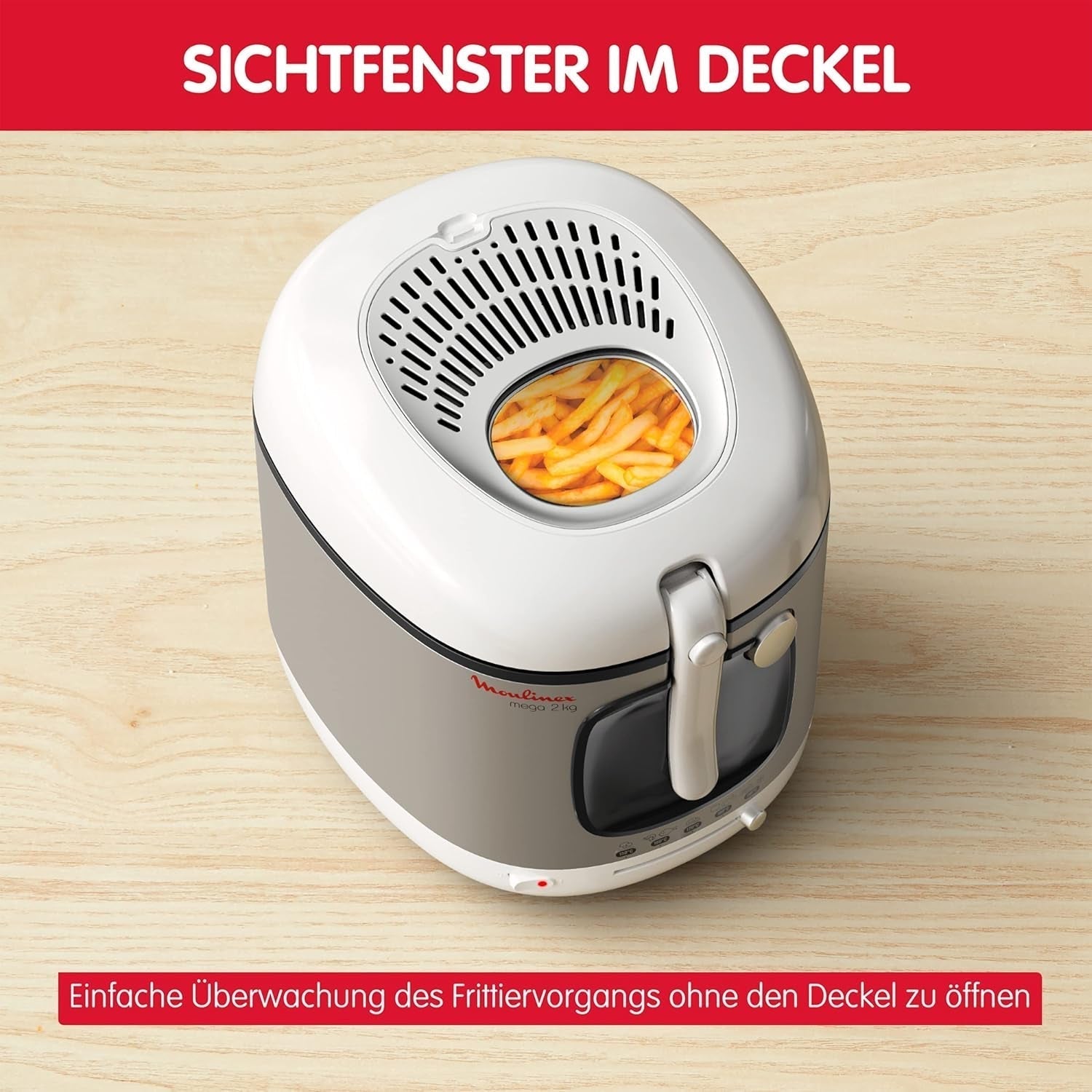 Fritéza AM4800 Mega 2Kg, olejová fritéza, pachový filtr, 1800 W Domácí spotřebiče Naty Shop