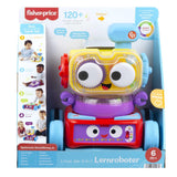 Fisher-Price 4 v 1 učící robot Linus pro miminka a batolata, hračka od 6 měsíců – německy mluvící, HCK39 Baby Toys Naty Shop