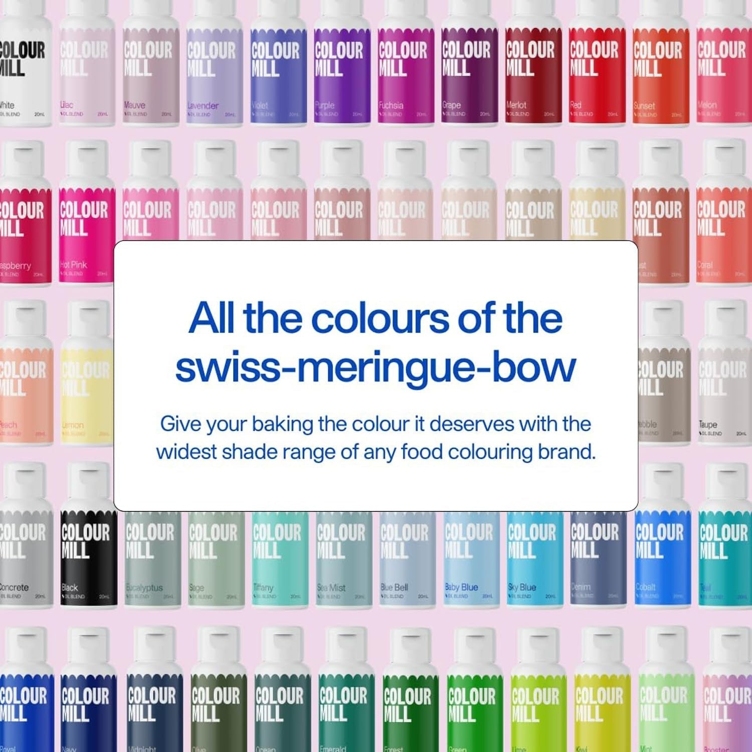 Color Mill potravinářské barvivo na bázi šalvějového oleje - Potravinářské barvivo na čokoládu, fondán, muffiny, dorty, pečení, makronky - Potravinářské barvivo na zdobení dortů - 100 ml
