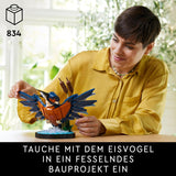 LEGO Icons Stavebnice modelu ledňáčka pro dospělé, figurka ptáka do obývacího pokoje nebo kanceláře, dekorace pro domácnost a kancelář, dárek pro milovníky ptactva a ornitology, ženy a muže 10331 stavebnic Besuche den LEGO-Store