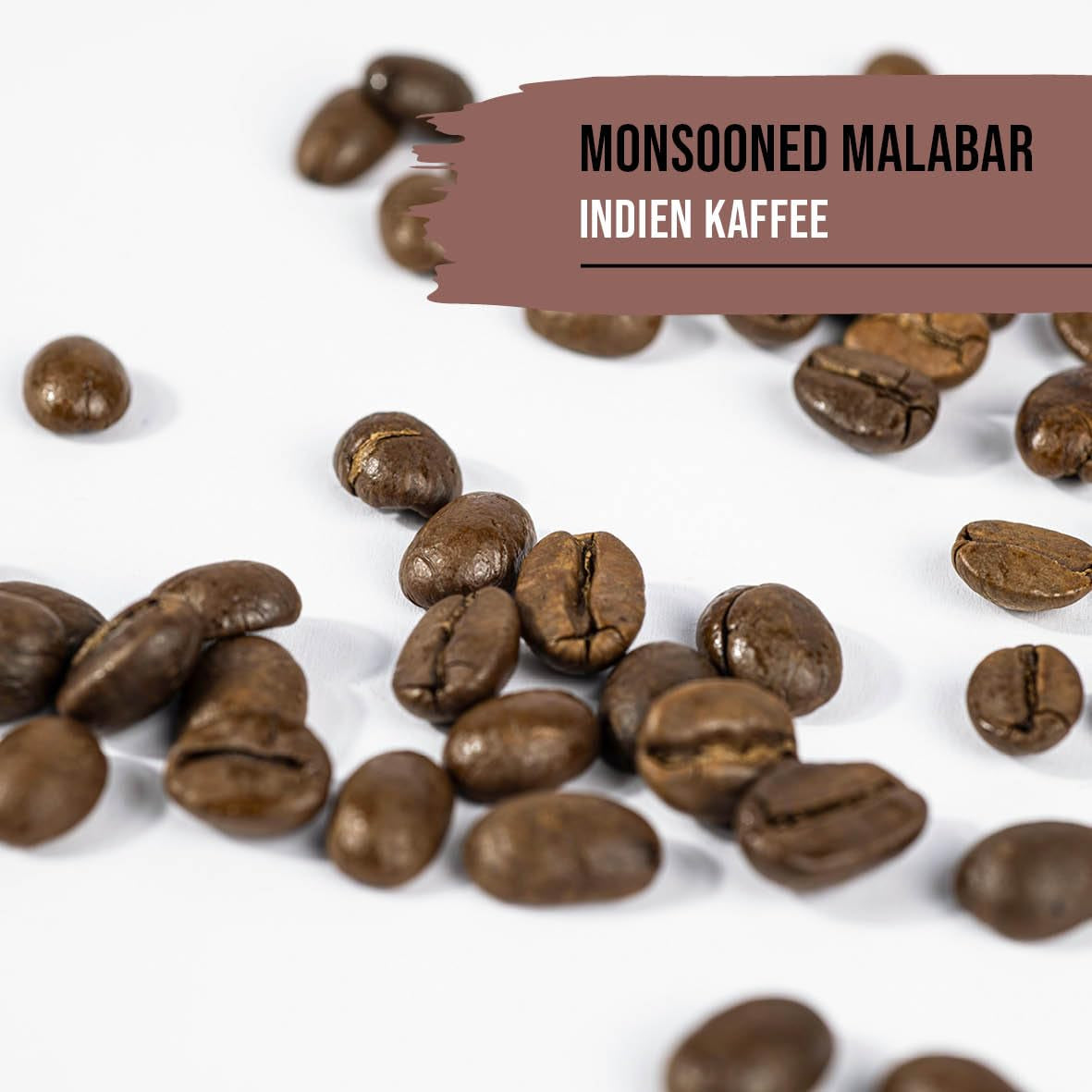 Monzunová malabarská káva STARKER TOBAK, celozrnná, ručně pražená - středně pražená, Indie, 100% Arabica, vhodná pro filtrovanou kávu, French Press, plně automatické kávovary, šetrná k žaludku - extra nízká kyselost