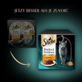 SHEBA Perfect PORTIONS omáčka pro kočky s krůtím masem 8 x 3 x (2 x 375 g)