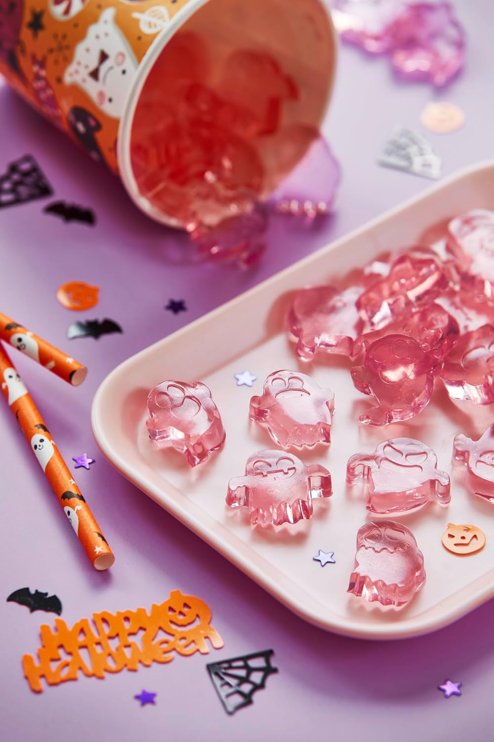 HEITMANN KREATIV Halloweenská sada náhradních ovocných žvýkaček - příchuť malina
