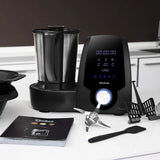 Cecotec Mambo 6090 Multifunktions-Küchenmaschine, 1700 W, 23 Funktionen, Krug Mit Fassungsvermögen 3,3 L, 3 Teller Gleichzeit, 10 Geschwindigkeitsstufen, Kuchyňské roboty a mixéry s časovačem Naty Shop