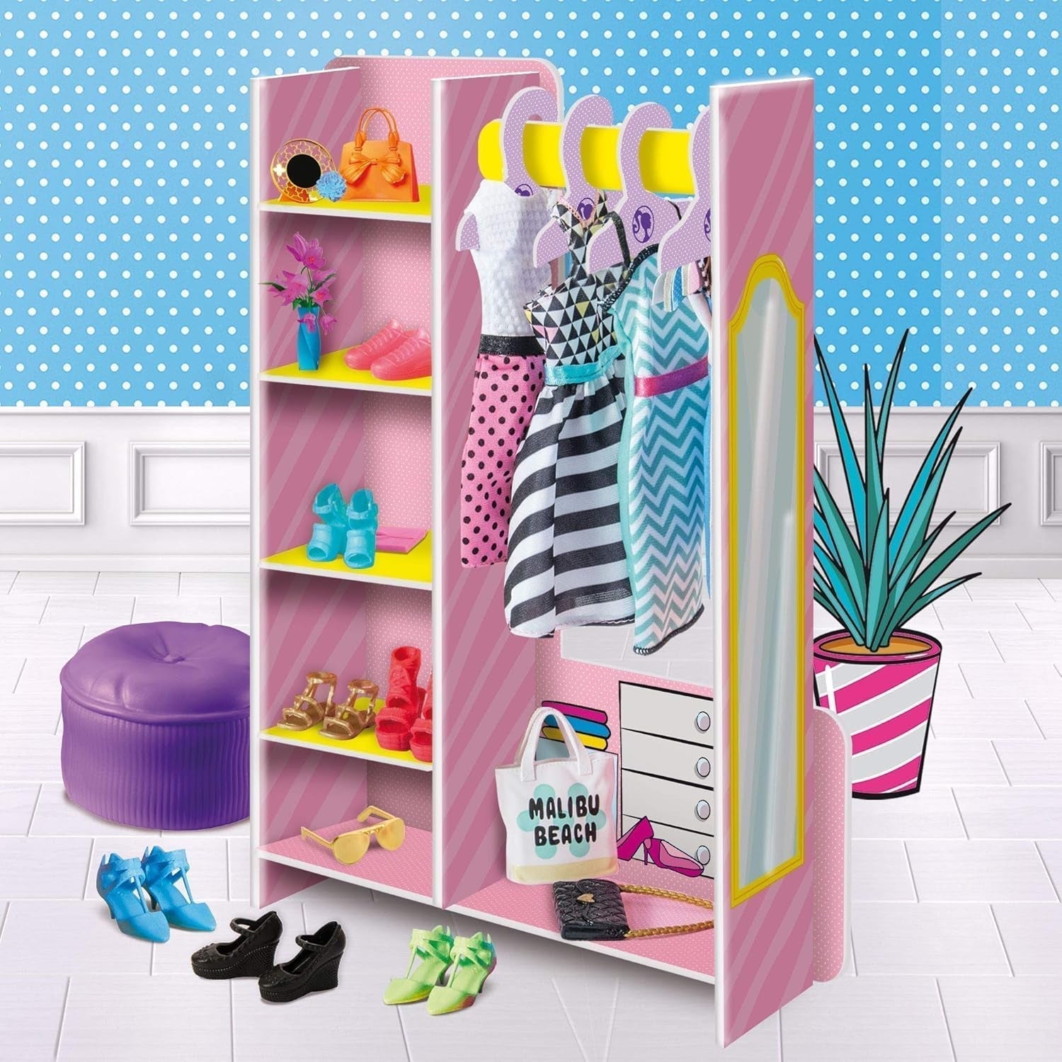 Lisciani 76918 Barbie Fashion Boutique Domky pro panenky Naty Shop