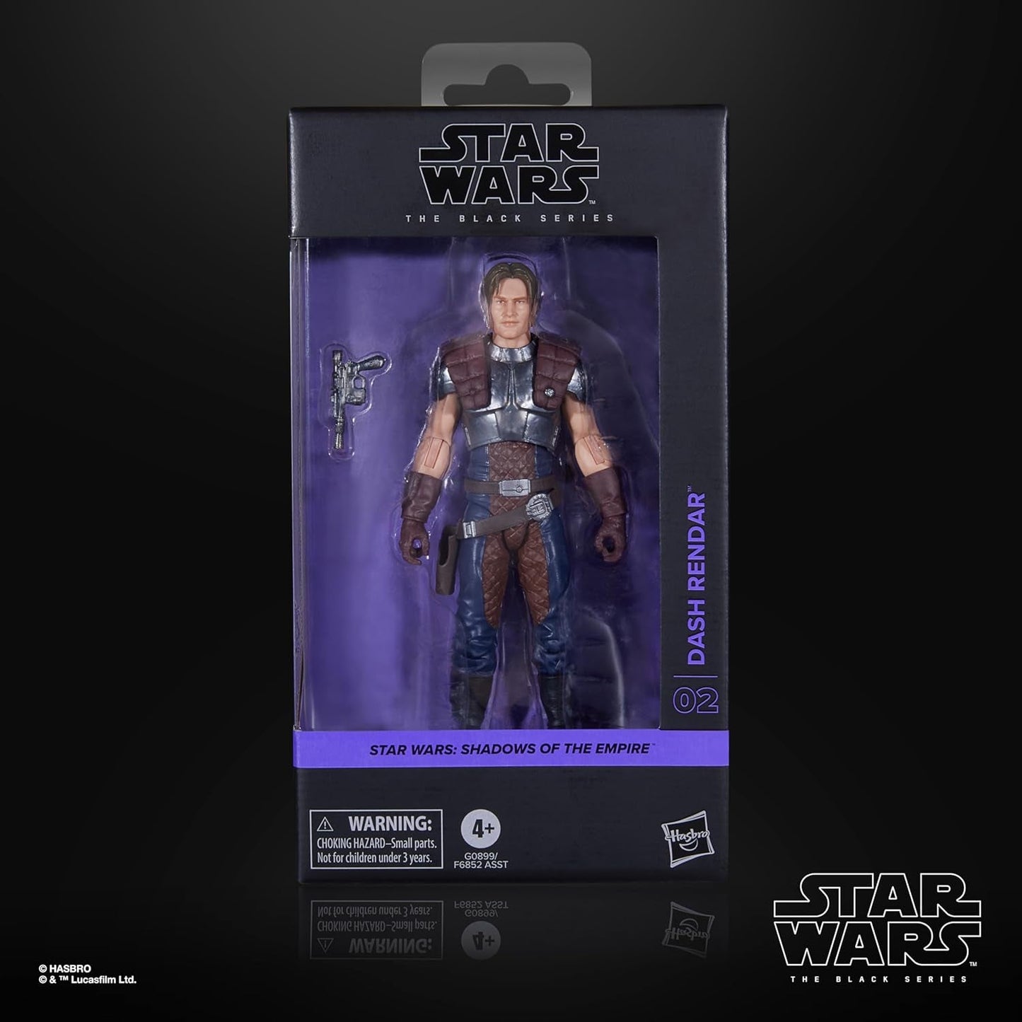 Star Wars Černá série Dash Rendar, Star Wars: Shadows of the Empire Sběratelská figurka (15 cm) Akční figurky Naty Shop