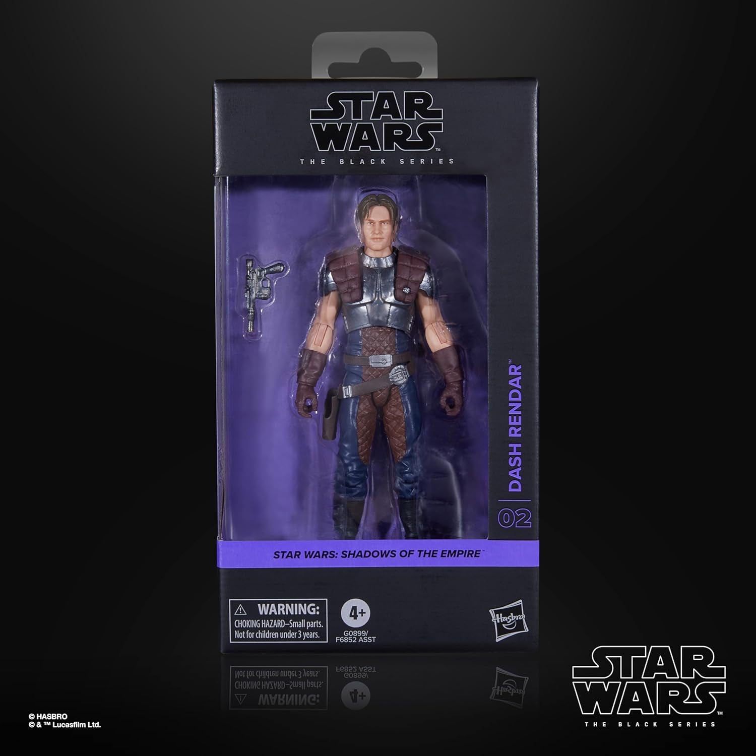 Star Wars Černá série Dash Rendar, Star Wars: Shadows of the Empire Sběratelská figurka (15 cm) Akční figurky Naty Shop