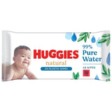 Huggies přirozeně biologicky odbouratelné vlhčené ubrousky pro citlivá miminka, 8 x 48 ubrousků, hromadné balení