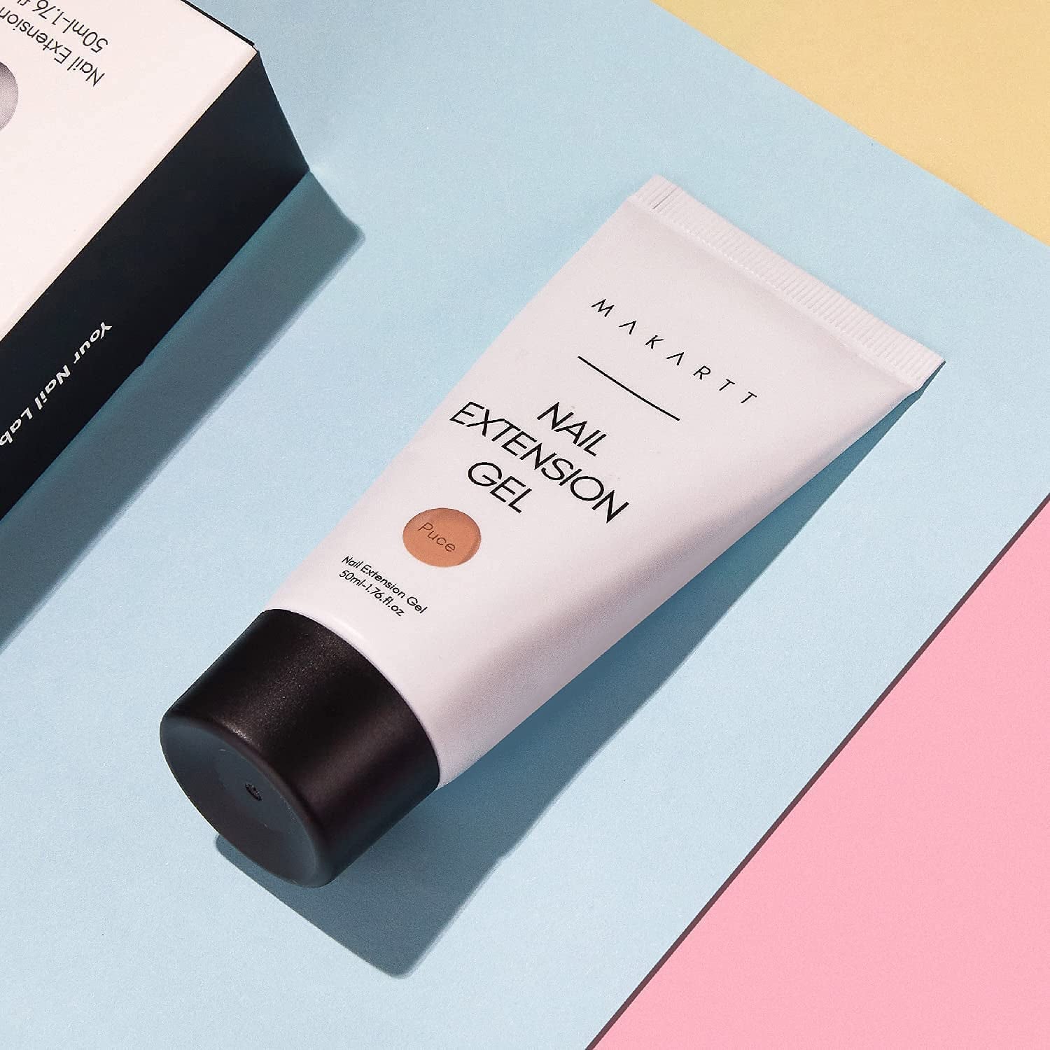 Makartt Poly Gel na prodloužení nehtů - Akrylový gel na prodloužení nehtů, gel na zpevnění nehtů, zdobení nehtů, 50 ml (fialový)
